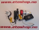 H7 LED 3000K-7200K m/appstyring Gult og hvitt lys thumbnail