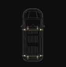 C-rack takstativ med varsellys fram og bak med endemoduler samt 2 varsellys fram og bak. VW T6/T6.1 thumbnail
