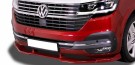 Front leppe VW Transporter Caravelle T6.1 splitter / Leppe matt svart 2019 2023 thumbnail