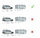 Takrails sort 2003-2025+ MB W639/W447 kort type A1/L1  thumbnail