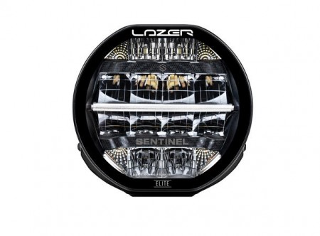 Lazer® Sentinel 7 ELITE Sort. Med Parklys 10248 Lumen.