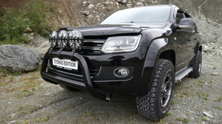 Lyktebøyle Amarok 2012-2021 89mm oval Sort