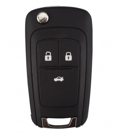 Nøkkelskall Opel 3 knapper (Insignia, Astra, Mokka, m.fl)