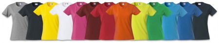 Basic T-shirt Dame T-skjorte